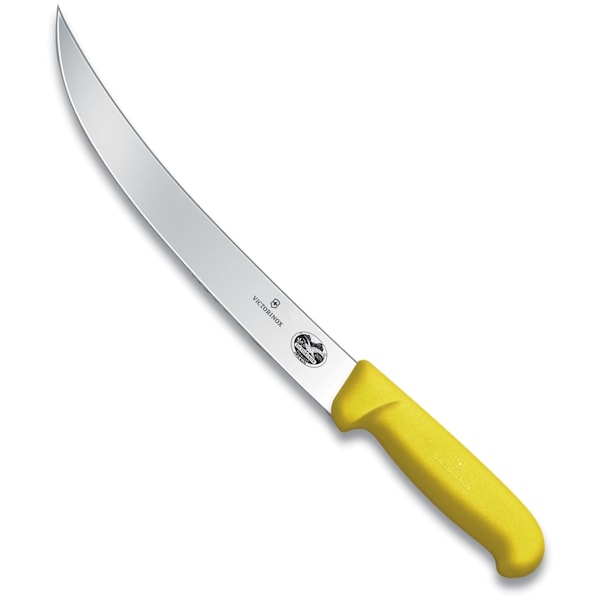 Swiss Army Brands Victorinox 42538 Kitchen Fibrox Pro - Haccp Yellow Breaking, 10In Blade VIC-5.7208.25 - main